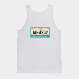 Arizona License Plate Tank Top